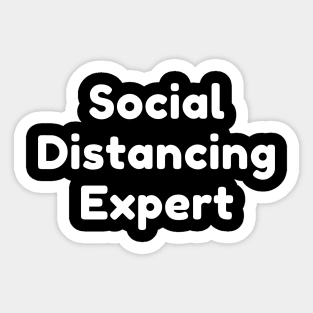 Social Distancing Expert Sticker